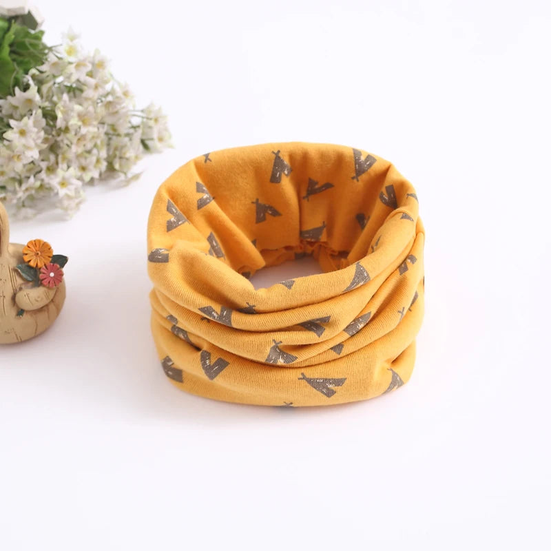 Leemeimei Baby Cotton Neck Scarf Children Warm Scarf Kids Collars Autumn Winter