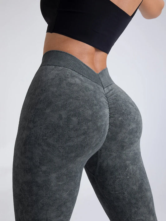 Push Up High Waist Sports Leggings Stretch Athletic Women Sexy Seamless Pants