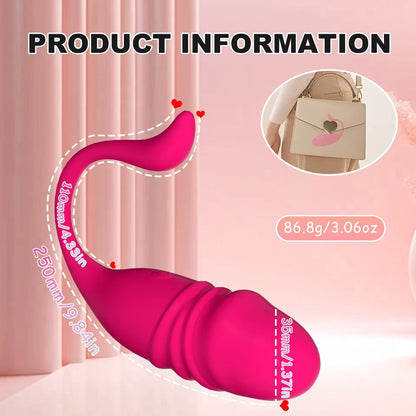 APP Control Vibrator Female Wireless Telescopic Vibrating Egg G Spot