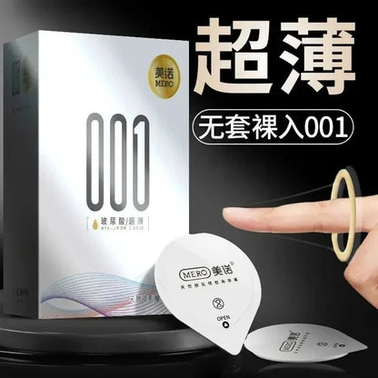 0.01 Ultra Thin Condoms for Men Long Sex Ejaculation Delay Rubber Condom