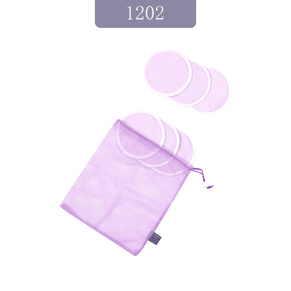 10cm Bamboo Breastfeeding Pad Reusable Nursing Pads 6pcs Set With Laundry Bag