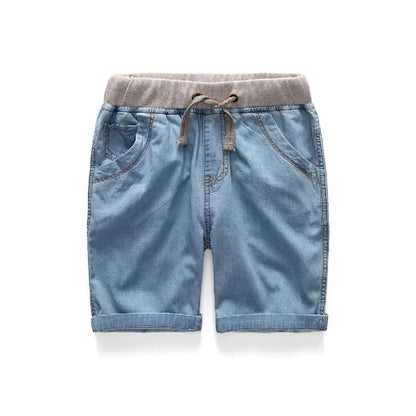 Boys Summer Jeans Shorts Children Cowboy Shorts  Cotton Short Pants 2021 Casual