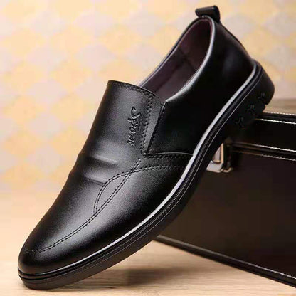 Leather Men Shoes Formal Casual Mens Loafers Soft Breathable Slip on