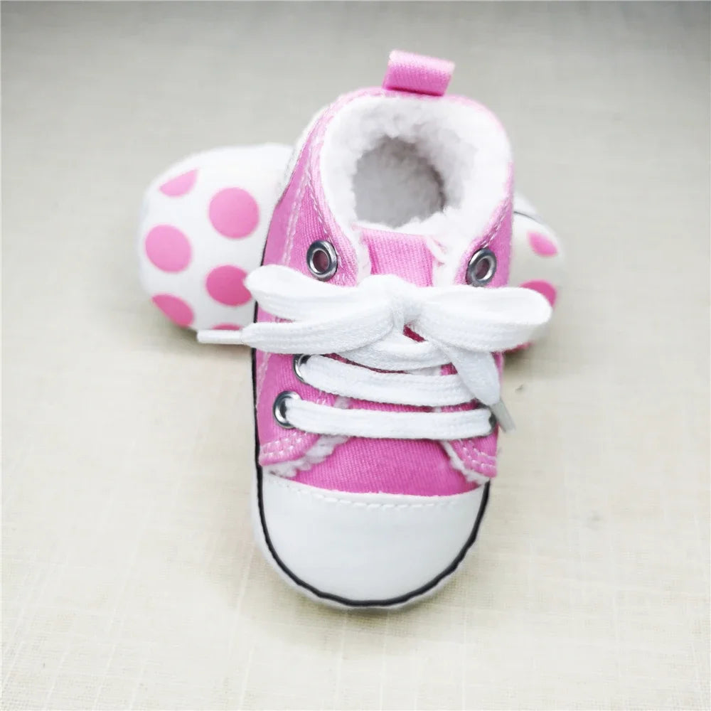 Newborn Five-Pointed Star Canvas Shoes Baby Shoe