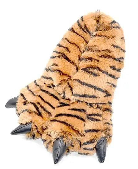 Millffy Funny Slippers Grizzly Bear Stuffed Animal Claw Paw Slippers