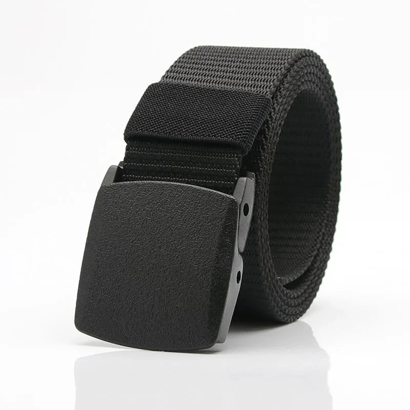 New Children's Belts Plastic Buckle Nylon Boys Children Casual Tactical Belt