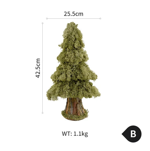 Nordic Rough Wind Moss Simulation Christmas Tree Desktop Window Home Christmas