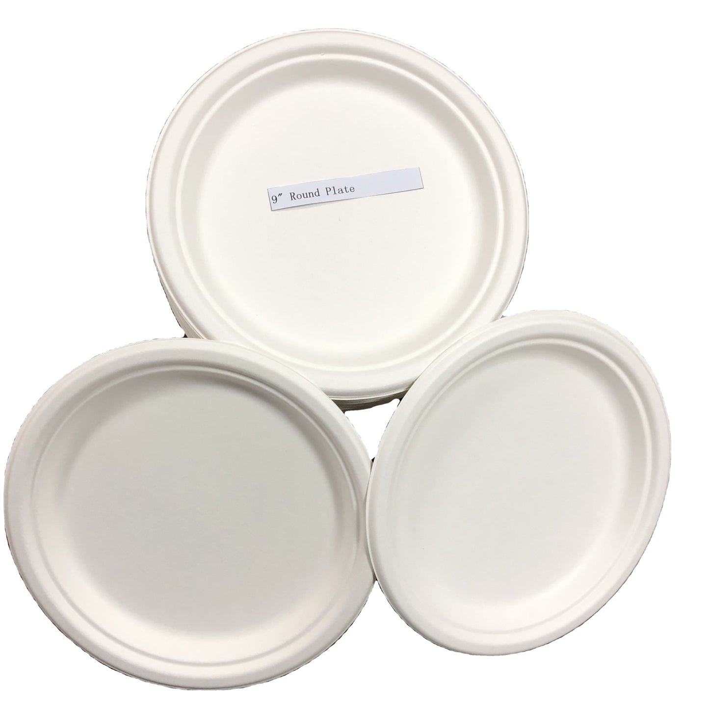 Factory Price 10 Inch Compostable Disposable Bagasse Sugarcane Round Plate