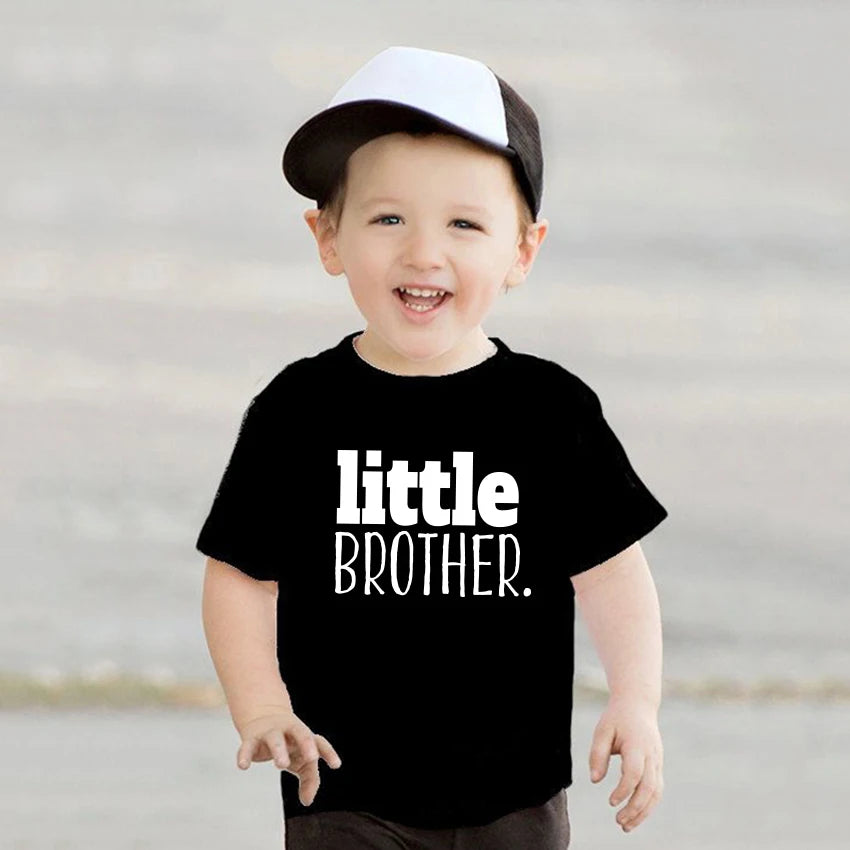 T-Shirts Big Brother&Little Brother Kids T-Shirt Birthday Shirts