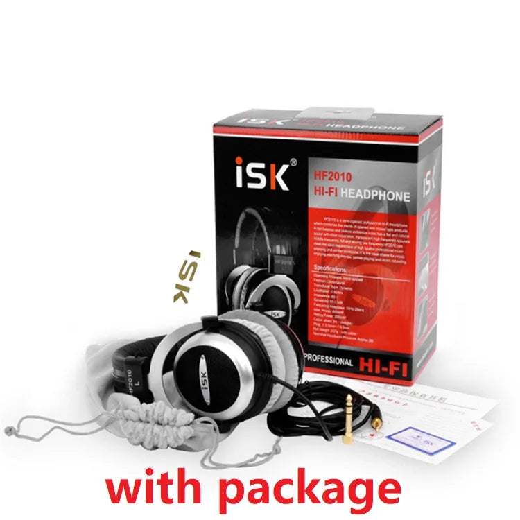 iSK HF2010 Semi-Open Monitor Headphone Stereo Studio Recording Audio Headset