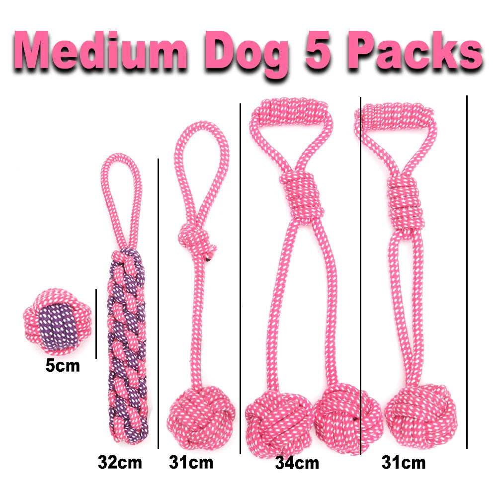 Pet Dog Toys for Large Small Dogs Toy Interactive Cotton Rope