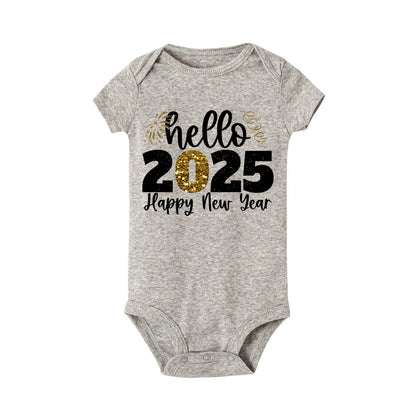 Happy New Year 2025 Baby Bodysuit Inant Romper Boys Girls