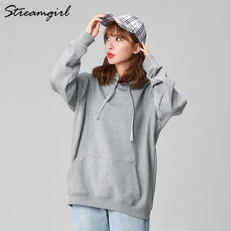 Women's Sweatshirt Cotton Oversized Hoodies and Sweatshirts