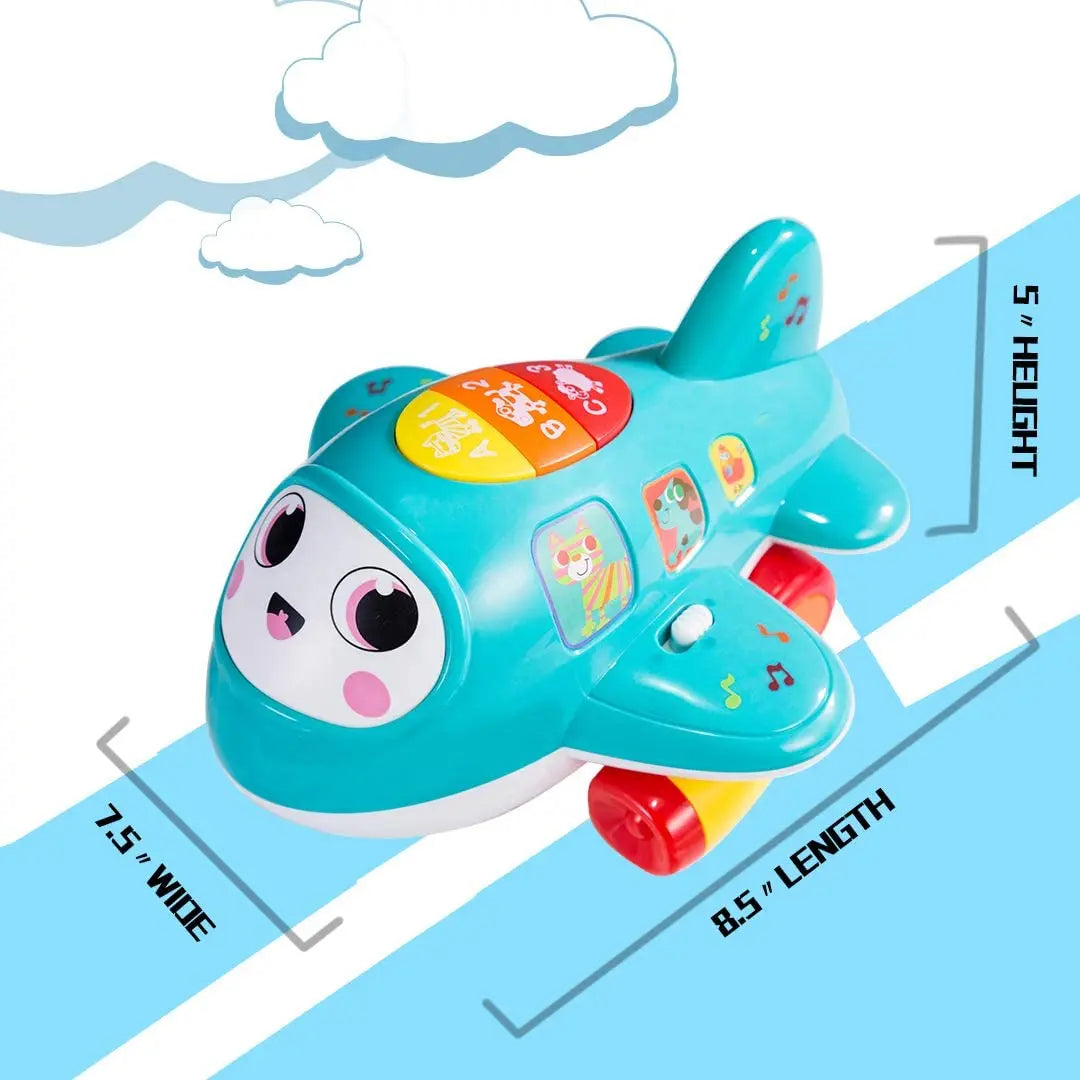 Baby Plane Toys Electronic Musical Airplane Toy for Toddlers