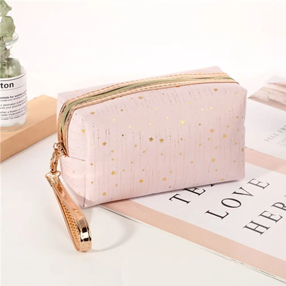 1Pcs Waterproof Laser Cosmetic Bags Women Make Up Bag PVC Pouch Wash Toiletry