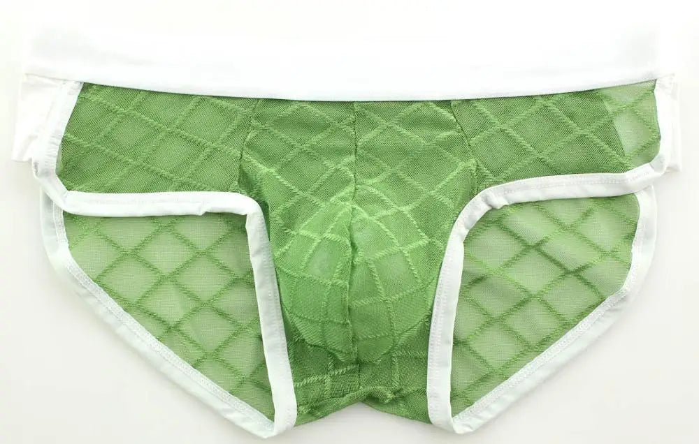 Sexy Mens Mesh Underwear Penis Pouch Cueca Gay Underpants Man Transparent Men