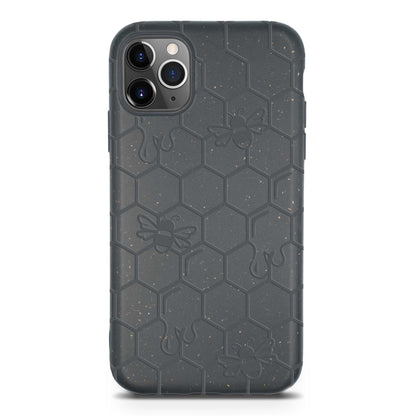 Honey Bee -  Biodegradable Phone Case - Yellow, Orange and Black