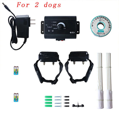 023 Safety Pet Dog Electric Fence With Waterproof Dog Electronic Training