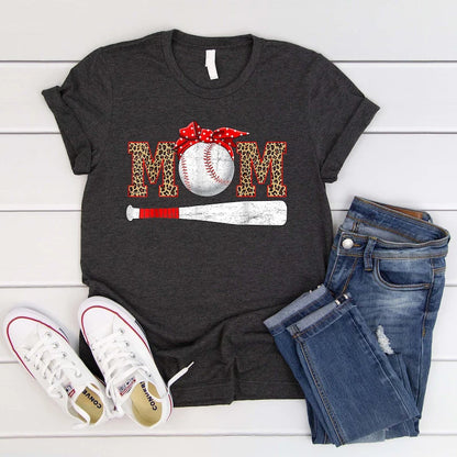 Baseball Mom Shirt - Baseball Shirt  Sports Apparel  Woman Tshirts  Graphic