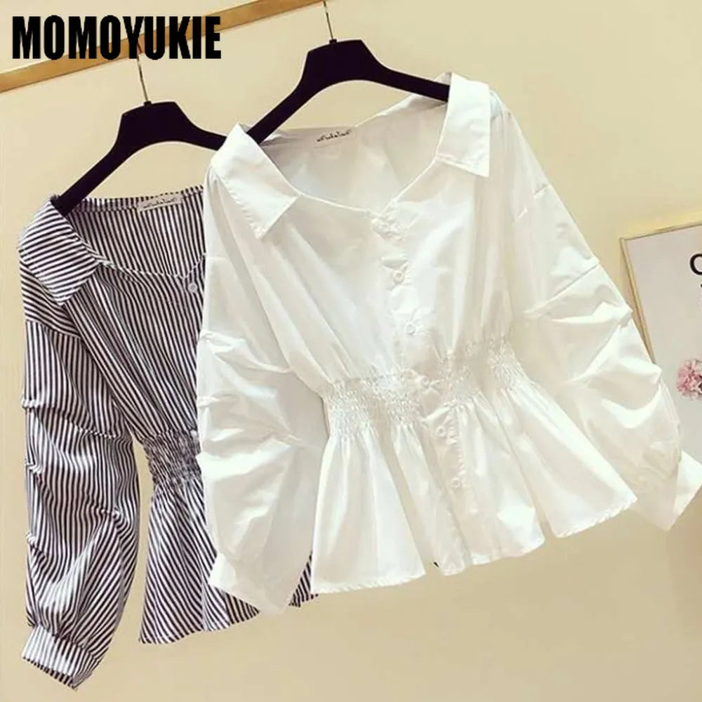 Elegant Women's Shirt Sexy Shirts & Blouses Blusas Casual Shirts