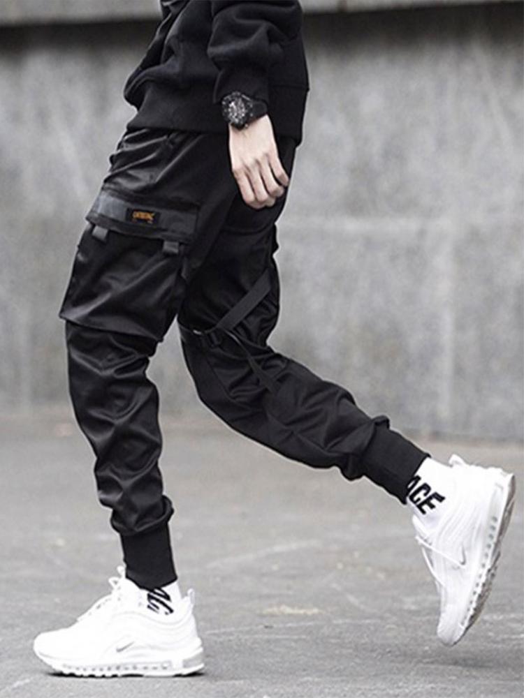 Wholesale Men Multi-Pocket High Qual Hip Pop Men'S Trousers Sweatpants