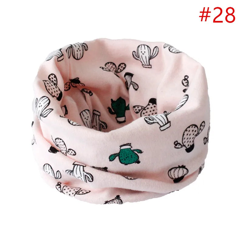 Leemeimei Baby Cotton Neck Scarf Children Warm Scarf Kids Collars Autumn Winter