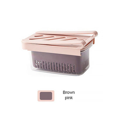 Refrigerator Storage Box Multifunctional Kitchen Fresh-Keeping Box Vegetable