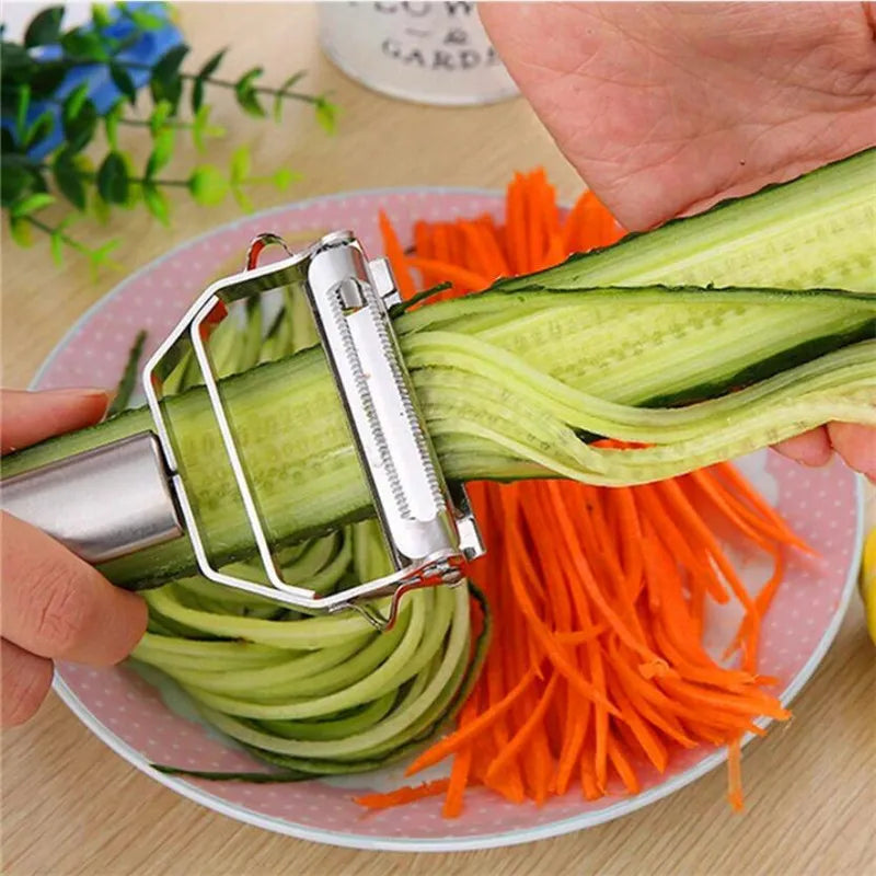 High Quality Stainless Steel Potato Cucumber Carrot Grater Julienne Peeler