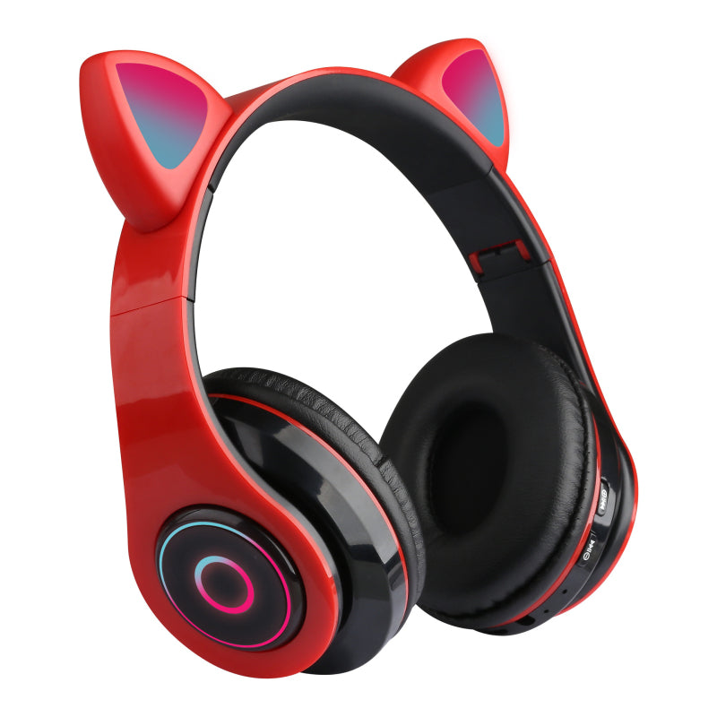 Hot Dropshipping Cat Headphones B39 LED Light BT 5.0