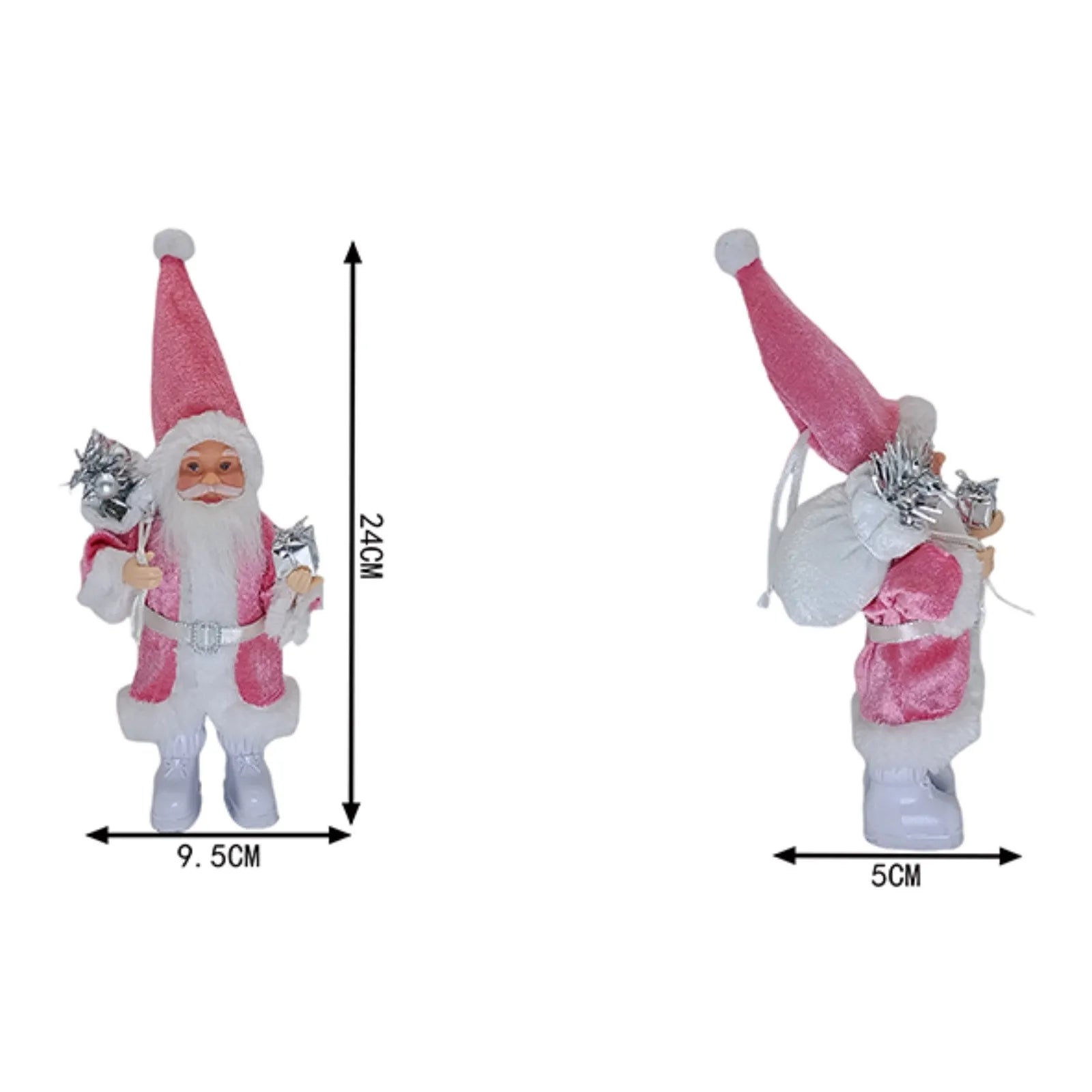 Santa Claus Chef Figurine Doll Christmas Tree Ornament Home Decoration Gifts