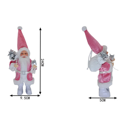 Santa Claus Chef Figurine Doll Christmas Tree Ornament Home Decoration Gifts