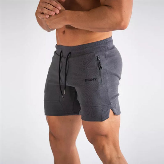 2024 New Men Zip Pocket Fitness Gyms Shorts Mens Summer Running Short Pants