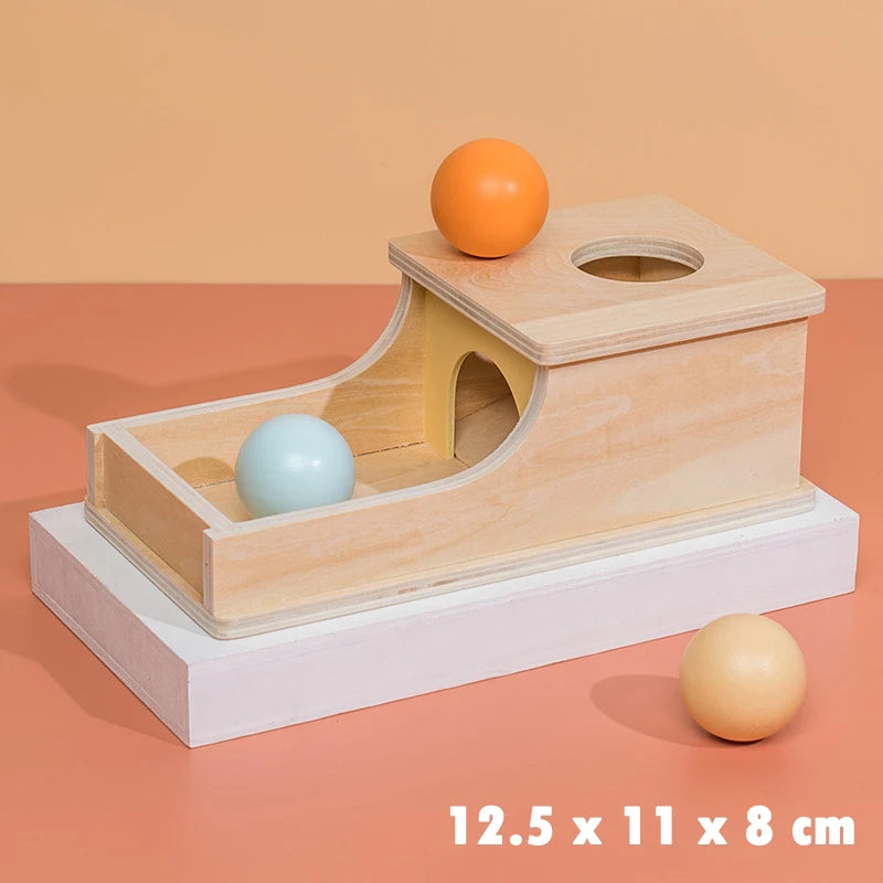 Kid Educational Toy Children Montessori Object Permanence Box