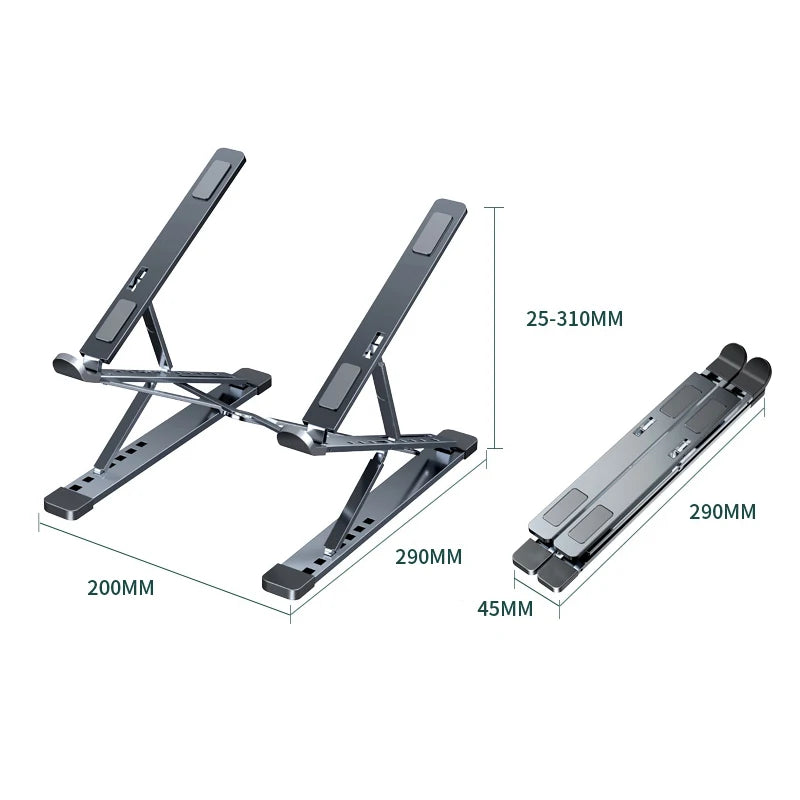 Adjustable Laptop Stand Portable Base Notebook Stand Support for Macbook