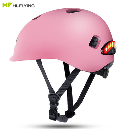 Adults Bicycle Helmet With LED Light Cycling Smart Safety Helmet Head Protector