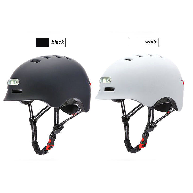 Safety Helmets for Electric Scooter Spare Parts Helmet With LED Flashing Light