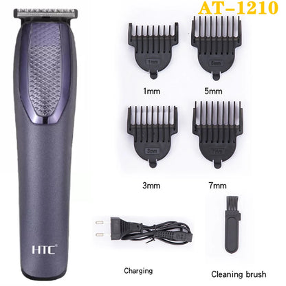 HTC Hair Trimmer Barber Hair Clipper Cordless Hair Cutting Machine Beard Trimmer