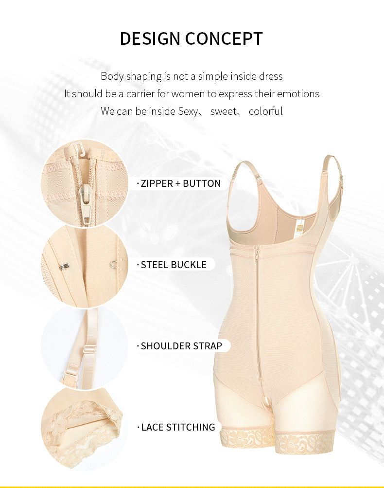 KX-3521 in Stock Plus Size Control Tummy Body Shapewear Butt Lifter Bodysuit