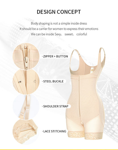 KX-3521 in Stock Plus Size Control Tummy Body Shapewear Butt Lifter Bodysuit