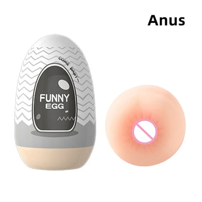 Mini Cups Masturbator Egg Portable Stimulator Penis Massager Vagina Pocket Pussy