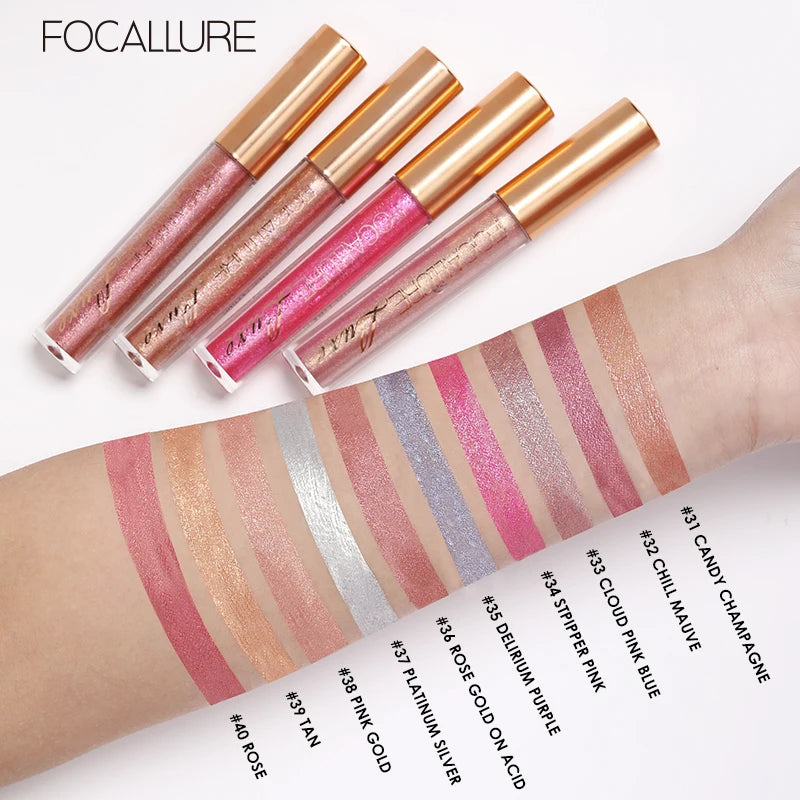 FOCALLURE Waterproof Matte Liquid Lipstick Long-Lasting Lip Tint Nude Lipgloss