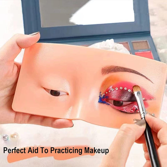 Perfect Practice Makeup Mannequin Face,Silicone Bionic Skin Makeup