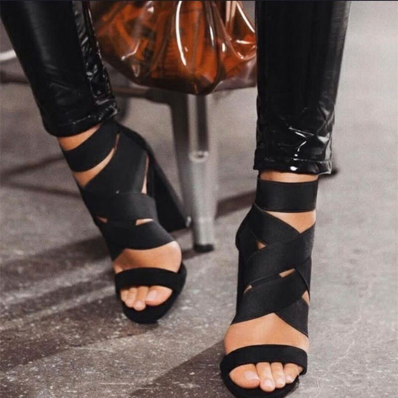 Best Selling Good Quality Sandals for Women Heel Latest Fashion