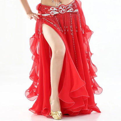 New Belly Dancing Clothing Long Maxi Skirts Women Sexy Belly Dance Skirt