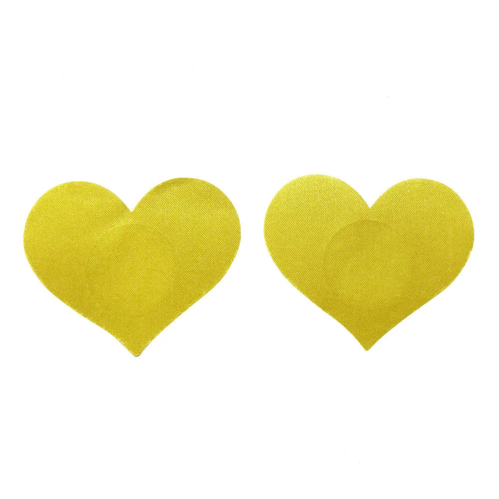 Mini Heart Shape 10 Pairs (20Pcs) Breast Pasties Nipple Covers -7 Color