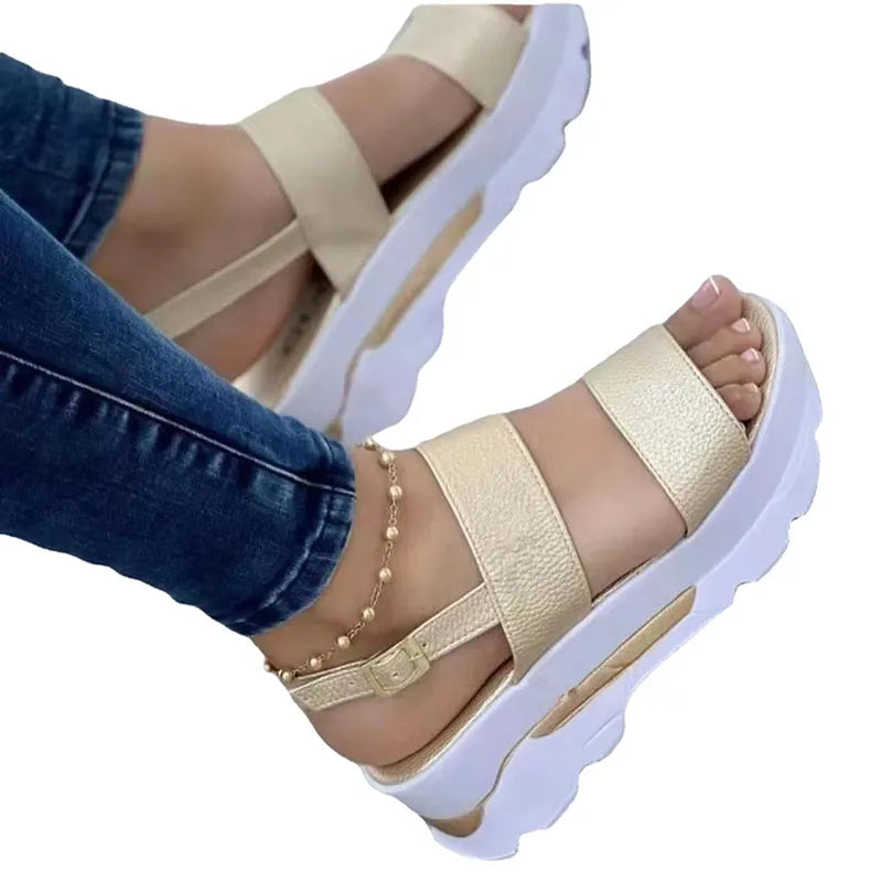 Sandals Woman Summer Fashion Women's Wedge Footwear Female Women's Slipper