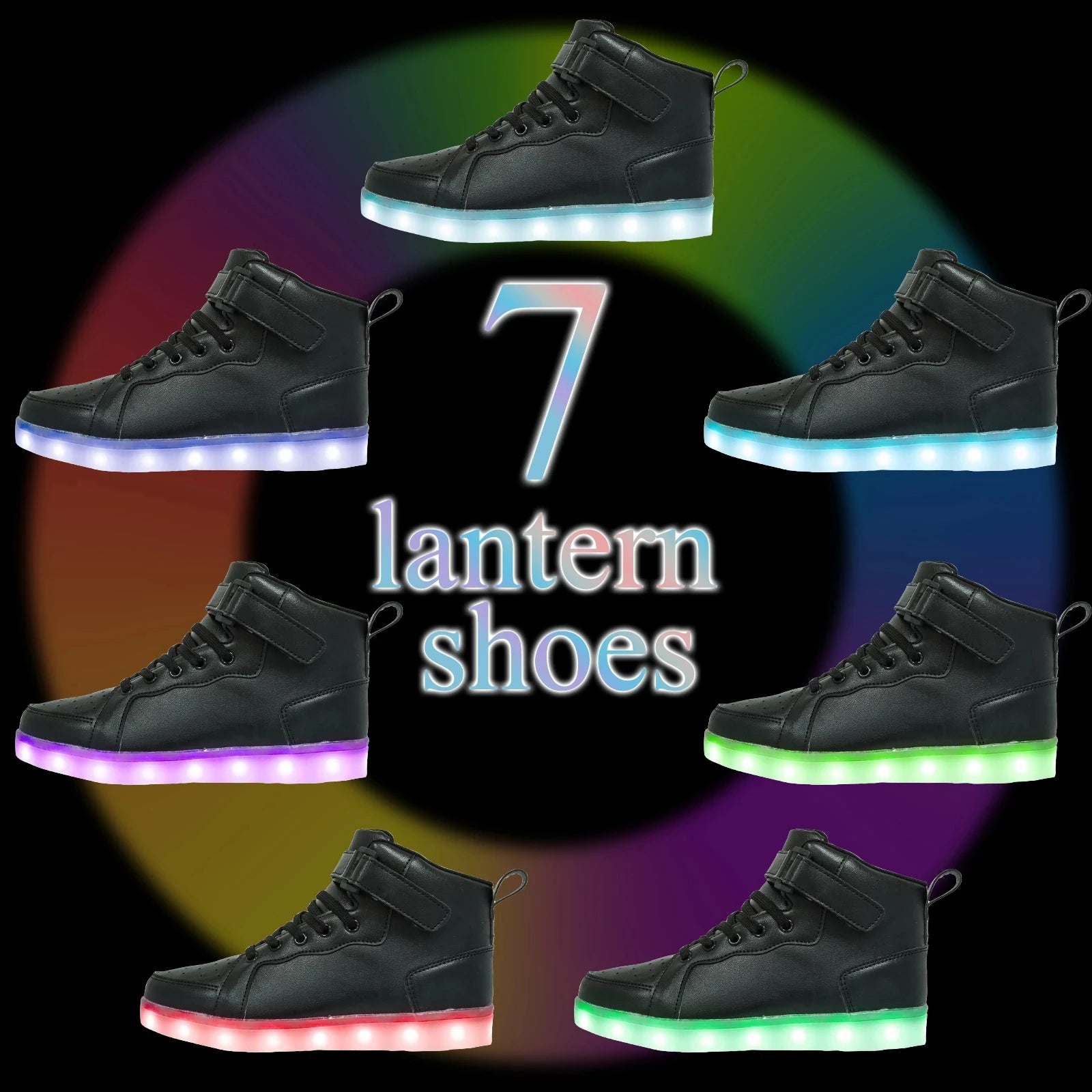 Size 25-39 Children Glowing Sneakers Kid Luminous Sneakers for Boys Girls Led