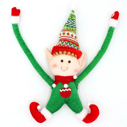 OurWarm Christmas Decoration Elf Doll Plush Christmas Tree Hanging Ornament