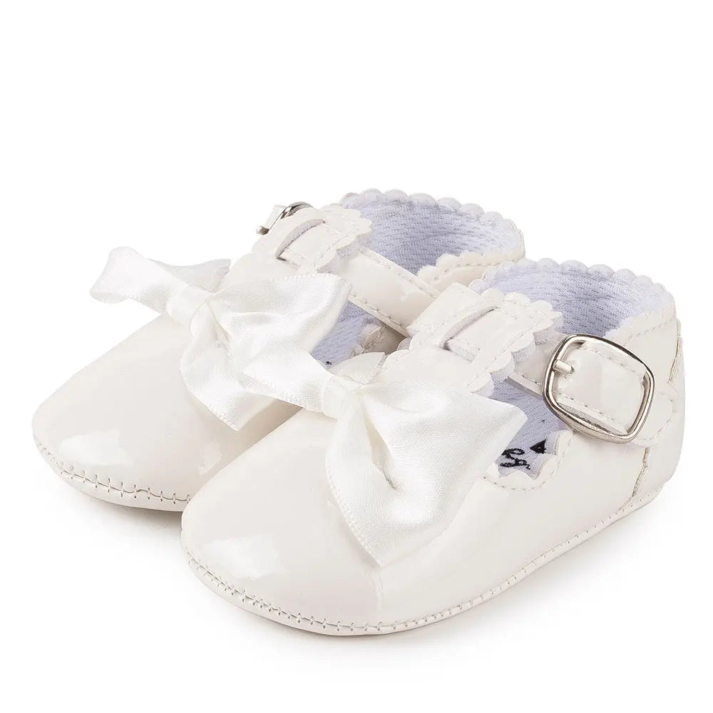 KIDSUN Classic Bowknot Baby Girls Shoes Infant PU Anti-Slip Princess Dress