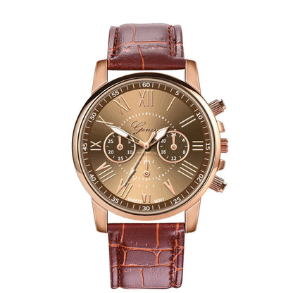 2022 Watch Women's Luxury Leather Band Analog Quartz Wrist Watch